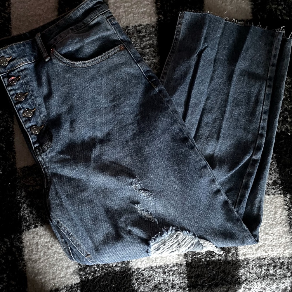 Wild Fable high-rised straight ankle BF jeans